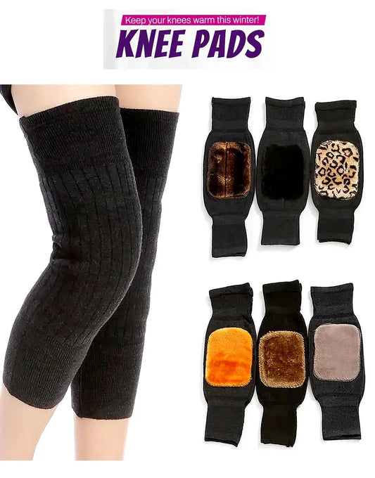 Pair of 2 Unisex Thermal Knee Warmer for Winter Pain Relief & Joint Support