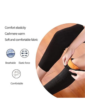 Pair of 2 Unisex Thermal Knee Warmer for Winter Pain Relief & Joint Support